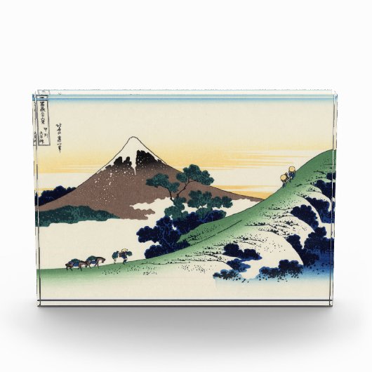 Katsushika Hokusai. De Inume Pass in de provincie  Fotoblokken (Voorkant)