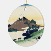 Katsushika Hokusai. De Inume Pass in de provincie Keramisch Ornament (Links)