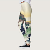 Katsushika Hokusai. De Inume Pass in de provincie Leggings (Links)