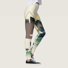 Katsushika Hokusai. De Inume Pass in de provincie  Leggings