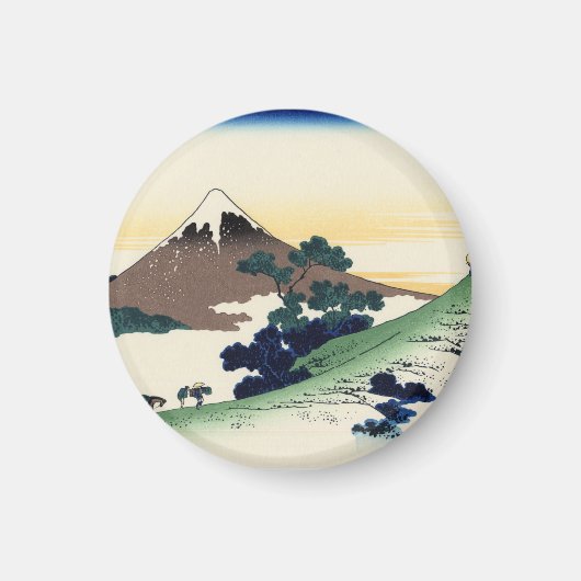 Katsushika Hokusai. De Inume Pass in de provincie Magneet (Voorkant)
