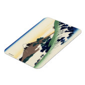 Katsushika Hokusai. De Inume Pass in de provincie  Magneet (Linkerzijde)