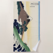 Katsushika Hokusai. De Inume Pass in de provincie Strandlaken (Voorkant)