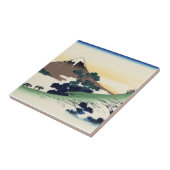 Katsushika Hokusai. De Inume Pass in de provincie  Tegeltje (Zijkant)