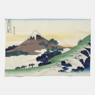 Katsushika Hokusai. De Inume Pass in de provincie  Theedoek