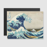 Katsushika Hokusai - de Magnetische Kaart van de G