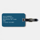 Katsushika Hokusai - Ejiri in de provincie Suruga Bagagelabel (Achterkant horizontaal)