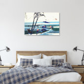Katsushika Hokusai - Ejiri in de provincie Suruga Canvas Afdruk (Insitu (Slaapkamer))