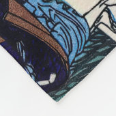 Katsushika Hokusai - Ejiri in de provincie Suruga Fleece Deken (Hoek)