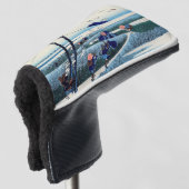 Katsushika Hokusai - Ejiri in de provincie Suruga Golfheadcover (3/4 voorkant)