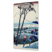 Katsushika Hokusai - Ejiri in de provincie Suruga Klembord (Links)