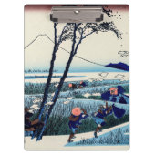 Katsushika Hokusai - Ejiri in de provincie Suruga Klembord (Voorkant)