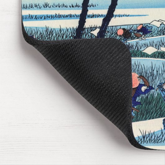 Katsushika Hokusai - Ejiri in de provincie Suruga Muismat (Hoek)