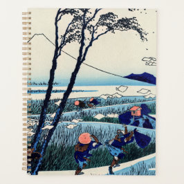 Katsushika Hokusai - Ejiri in de provincie Suruga Planner