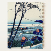 Katsushika Hokusai - Ejiri in de provincie Suruga Planner (Achterkant)