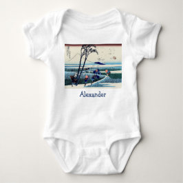 Katsushika Hokusai - Ejiri in de provincie Suruga Romper