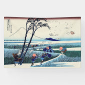 Katsushika Hokusai - Ejiri in de provincie Suruga Spandoek (Horizontaal)