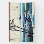 Katsushika Hokusai - Ejiri in de provincie Suruga Spandoek (Verticaal)