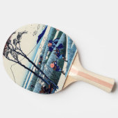 Katsushika Hokusai - Ejiri in de provincie Suruga Tafeltennisbatje (Zijkant)