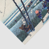 Katsushika Hokusai - Ejiri in de provincie Suruga Tissuepapier (Detail)