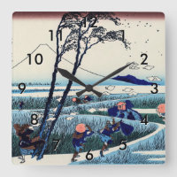 Katsushika Hokusai - Ejiri in de provincie Suruga