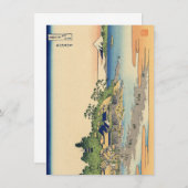 Katsushika Hokusai Enoshima in de provincie Sagami (Voorkant / Achterkant)