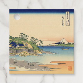 Katsushika Hokusai Enoshima in de provincie Sagami Bedankjes Labels