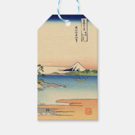 Katsushika Hokusai Enoshima in de provincie Sagami Cadeaulabel