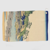 Katsushika Hokusai Enoshima in de provincie Sagami Golfhanddoek (Horizontaal)