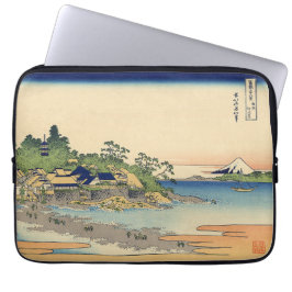 Katsushika Hokusai Enoshima in de provincie Sagami Laptop Sleeve