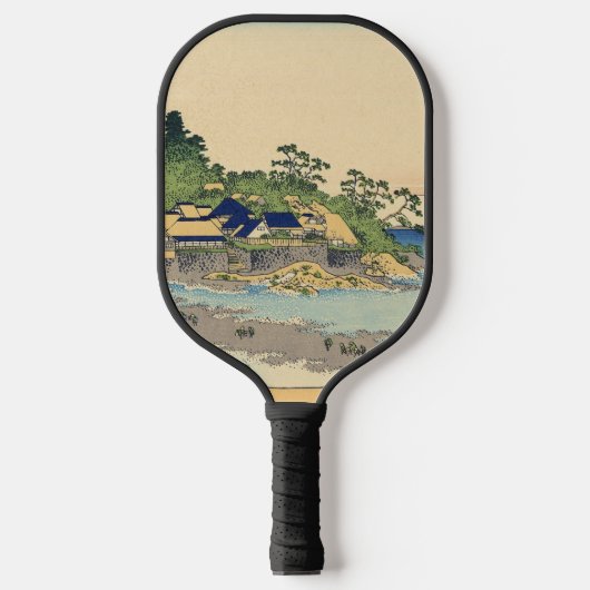 Katsushika Hokusai Enoshima in de provincie Sagami Pickleball Paddle (Voorkant)
