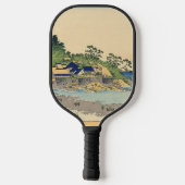 Katsushika Hokusai Enoshima in de provincie Sagami Pickleball Paddle (Achterkant)