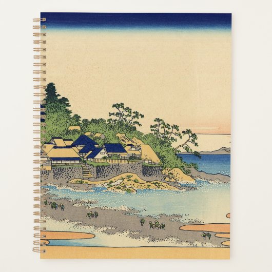 Katsushika Hokusai Enoshima in de provincie Sagami Planner (Voorkant)