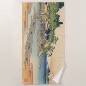 Katsushika Hokusai Enoshima in de provincie Sagami Strandlaken (Voorkant)