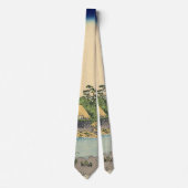 Katsushika Hokusai Enoshima in de provincie Sagami Stropdas (Voorkant)