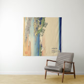 Katsushika Hokusai Enoshima in de provincie Sagami Wandkleed (In Situ (horizontaal))