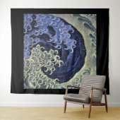 Katsushika Hokusai, Femenine Wave Wandkleed (In Situ (horizontaal))