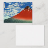 Katsushika Hokusai - Fijne wind, heldere morgen Notitiekaartje (Voorkant / Achterkant)
