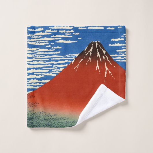 Katsushika Hokusai - Fine Wind, Clear Morning Bad Handdoek (Wasdoekje)