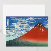 Katsushika Hokusai - Fine Wind, Clear Morning Bedankkaart (Voorkant / Achterkant)