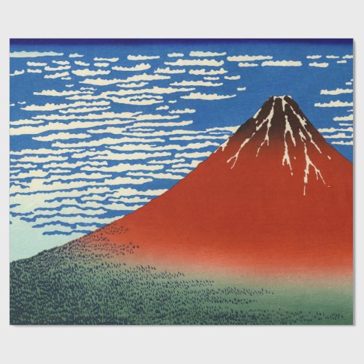 Katsushika Hokusai - Fine Wind, Clear Morning Cadeaupapier (Vlak)