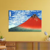 Katsushika Hokusai - Fine Wind, Clear Morning Canvas Afdruk (Insitu (Woonkamer))