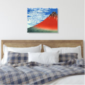 Katsushika Hokusai - Fine Wind, Clear Morning Canvas Afdruk (Insitu (Slaapkamer))