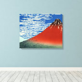 Katsushika Hokusai - Fine Wind, Clear Morning Canvas Afdruk (Insitu (Houten vloer))