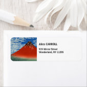 Katsushika Hokusai - Fine Wind, Clear Morning Etiket (Insitu)