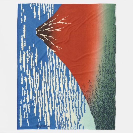 Katsushika Hokusai - Fine Wind, Clear Morning Fleece Deken (Voorkant)