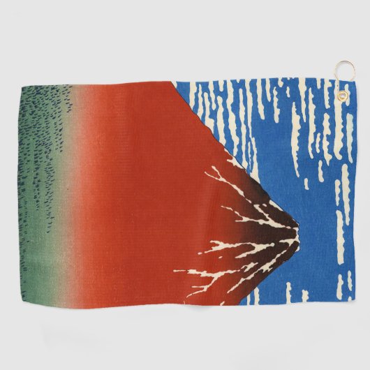 Katsushika Hokusai - Fine Wind, Clear Morning Golfhanddoek (Horizontaal)