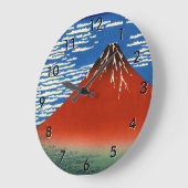 Katsushika Hokusai - Fine Wind, Clear Morning Grote Klok (Hoek)