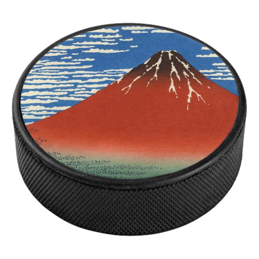 Katsushika Hokusai - Fine Wind, Clear Morning Hockey Puck (3/4)