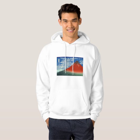 Katsushika Hokusai - Fine Wind, Clear Morning Hoodie (Voorkant volledig)